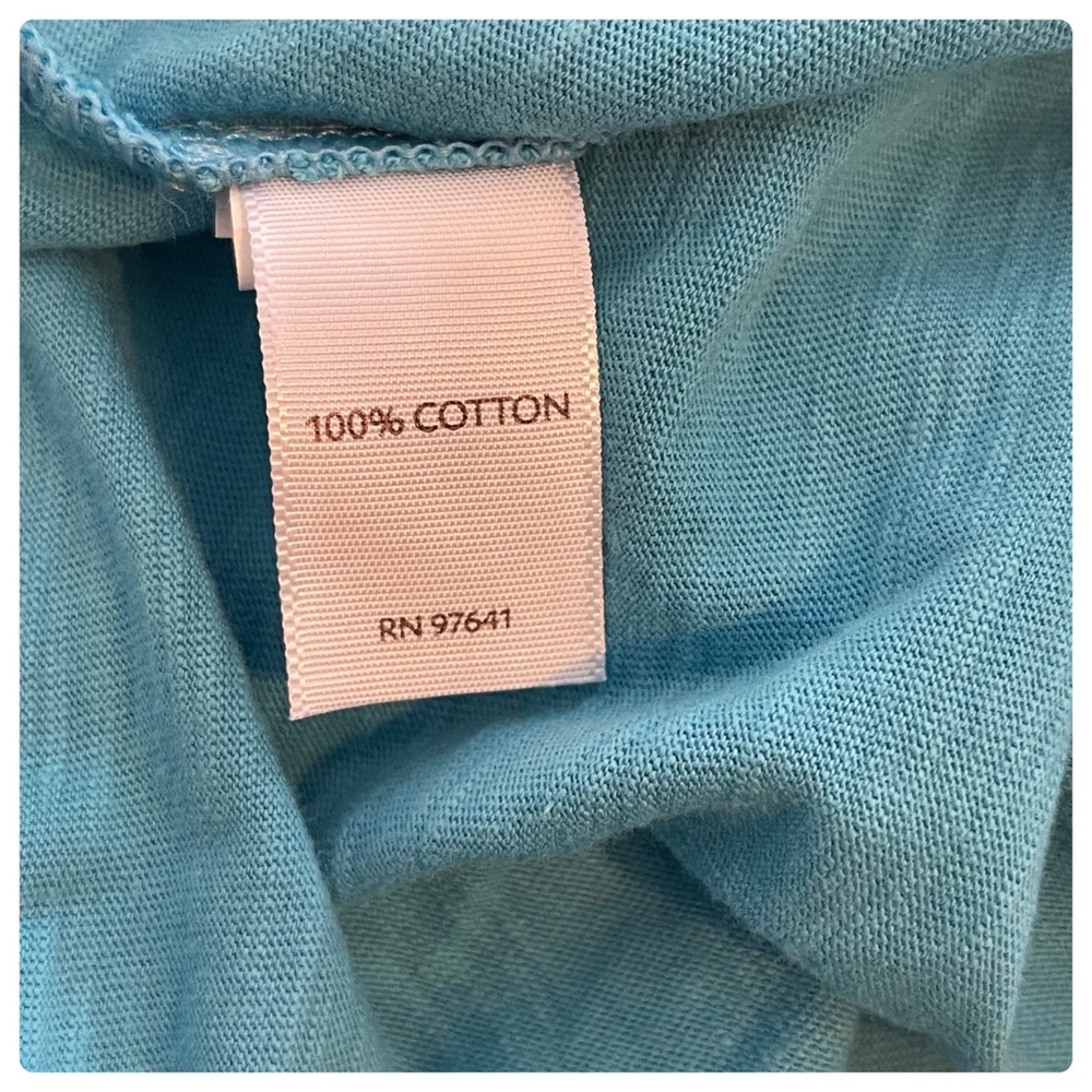 J. Jill Ling Sleeve 100% Cotton Button Down Top - Picture 7 of 7